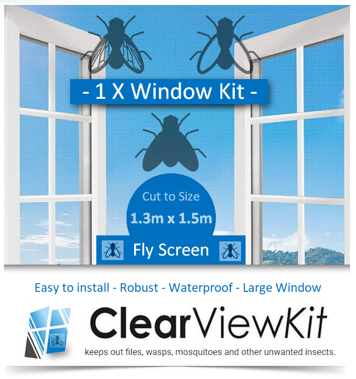 fly screen insect mesh kit